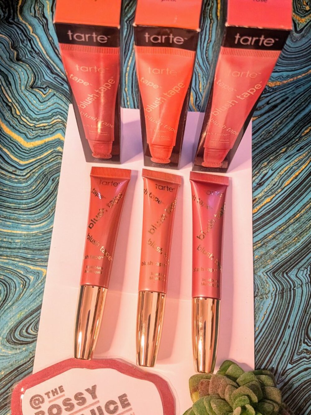 🌸 Tarte Blush Tape Liquid Blush in Pink, Berry, and Rose NIB